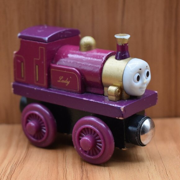 LADY Purple 2012 - Thomas & Friends Wooden Railway Train Tank Engine Magnetic - Picture 4 of 7